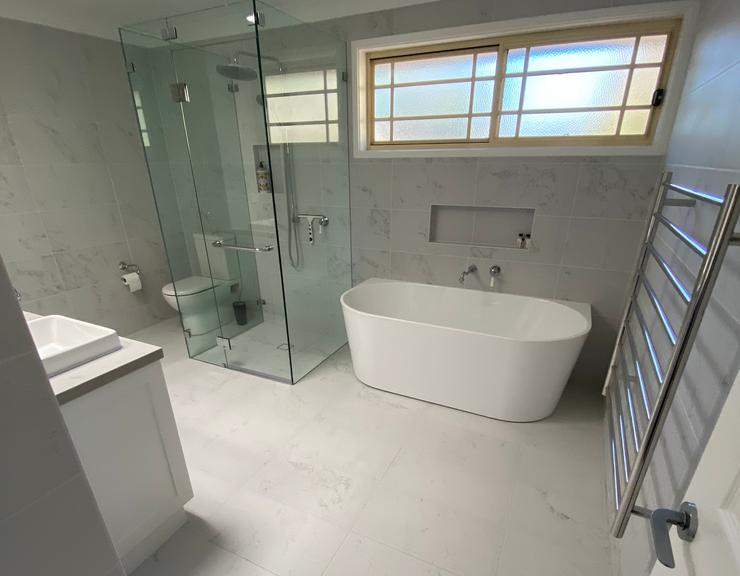 New freestanding bath renovation Sydney