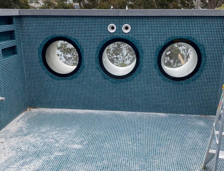 Mosaic tiled pool Sydney