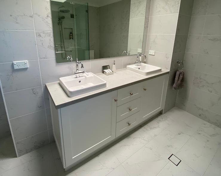 His and hers bathroom renovation Sydney